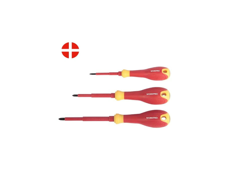 WORKPRO - VDE Insulated Screwdriver  5x150mm - W094003