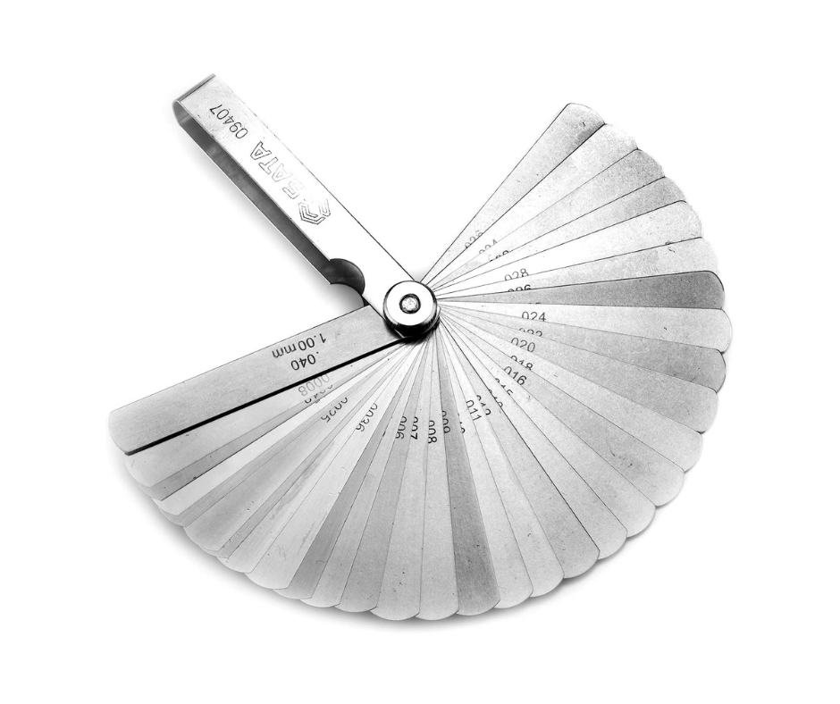 SATA - 32-Piece Feeler Gauge Set 0.0008-0.040 (0.02-1.00MM) - ST09407SJ