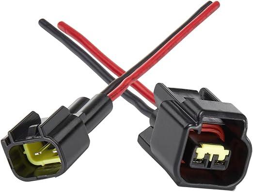2 pin socket female connector with wire