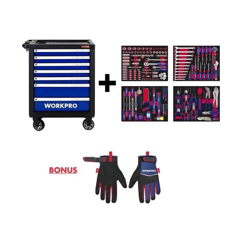 Workpro - Tool Box 7 Drawer 255 PCS - WP209037
