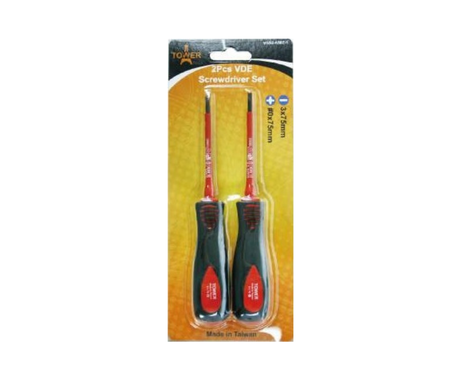 Tower Tools - VDE Screwdriver Set 2 Pcs - VSS2-6502-3