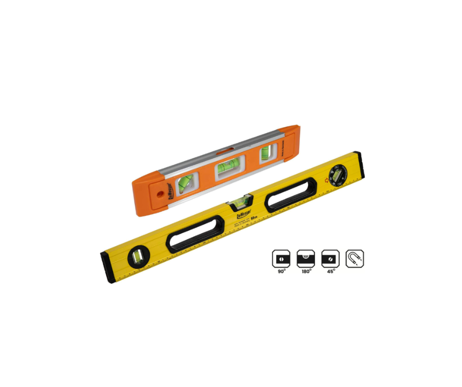 DeWesser - Magnetic Spirit Level 30cm