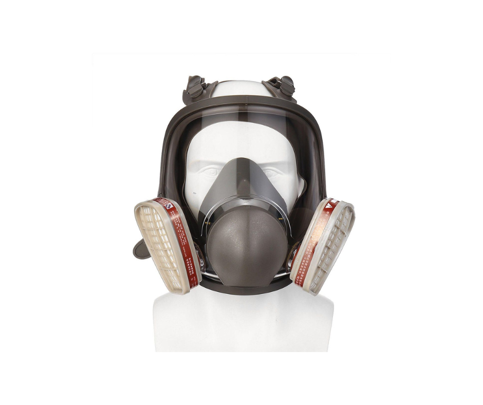 3M - Full Facepiece Reusable Full Face Mask Respirator Medium - 6800