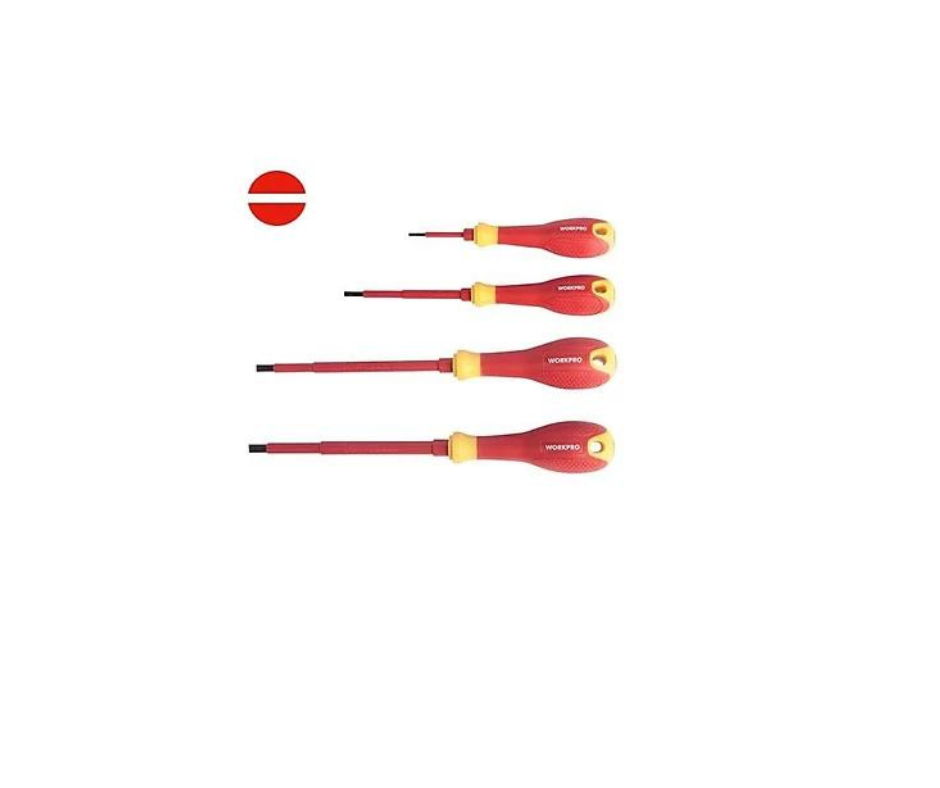 WORKPRO - Insulated Flat Screwdriver - W094004
